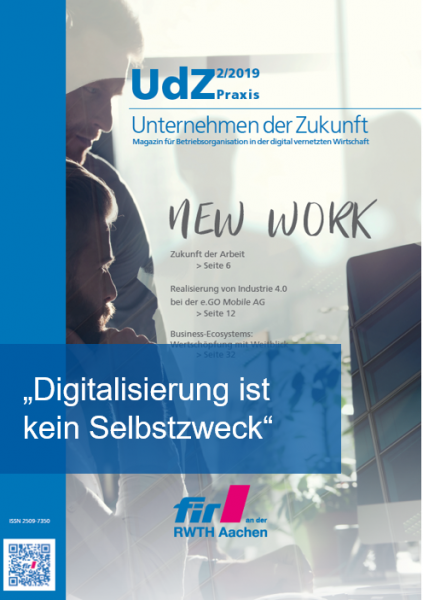 Fachbeitrag Digitalisierung ist kein Selbstzweck UdZ Praxis