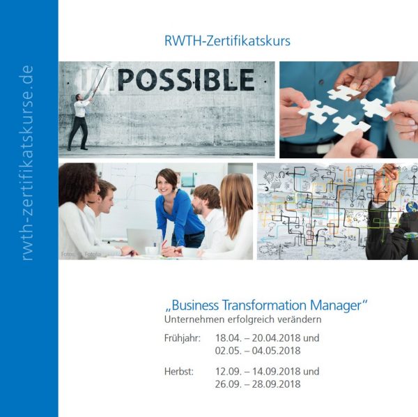 Business Transformation Manager werden