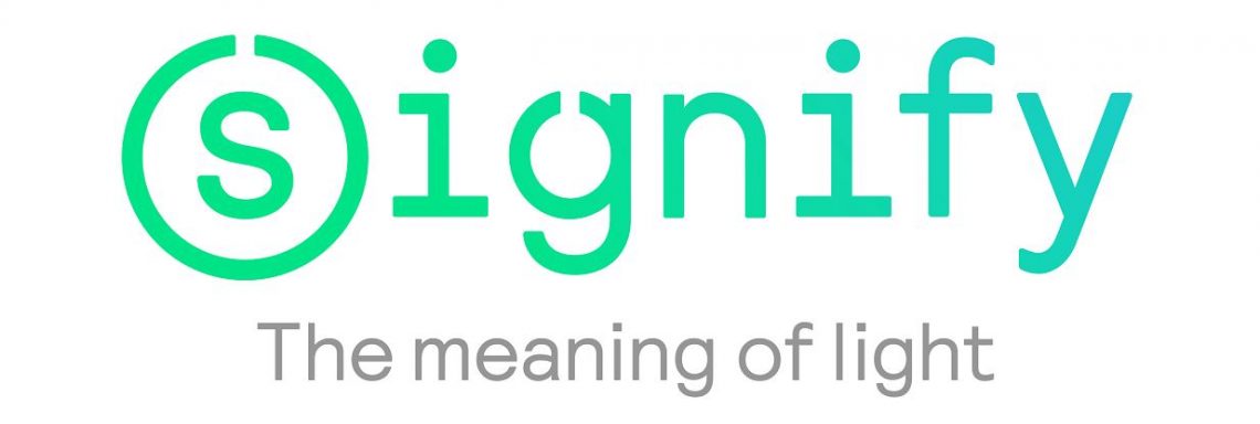 Logo der Firma Signify, Mitglied des Center Smart Services
