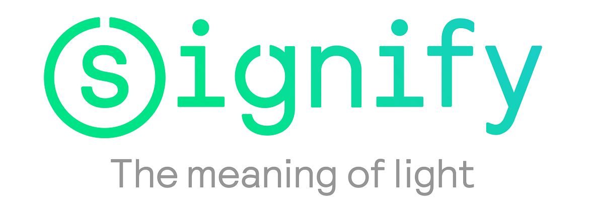 Logo der Firma Signify, Mitglied des Center Smart Services
