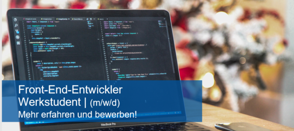 Werkstudent für Front End Development gesucht